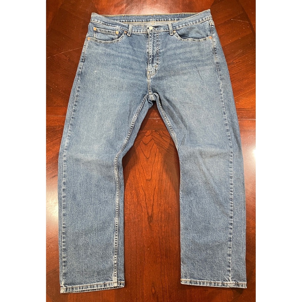 Levi's 505 Regular Fit Straight Leg Jeans Mens Tag 38x30 Measures 39x29 Blue EUC